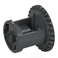 Technic Gear Differential with Inner Tabs and Closed Center, 28 Bevel Teeth [Beveled Edge]