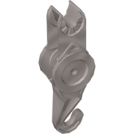 Duplo Toolo Arm with Fake Pulley and Hook Pearl Light Gray