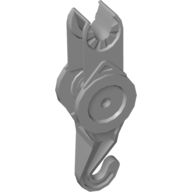 Duplo Toolo Arm with Fake Pulley and Hook Light Bluish Gray