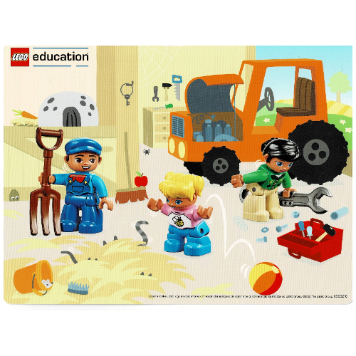 Inspiration Card, Set 45030-1, Farm/Police [No Color/Any Color]