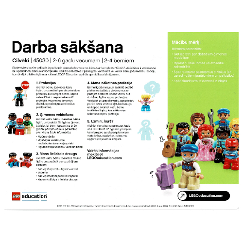 Activity Card, Set 45030-1, Getting Started - Lithuanian/Chinese [Keine Farbe/Beliebige Farbe]
