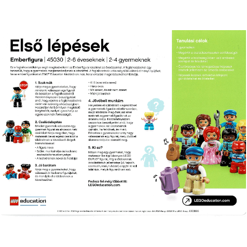 Activity Card, Set 45030-1, Getting Started - Hungarian/Spanish [No Color/Any Color]