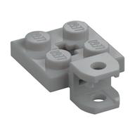 Plate Special 2 × 2 with Towball Socket, Short, Flattened with Holes and Axle Hole in Center