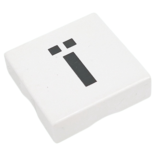 Duplo-Fliese 2 × 2 mit Kleinbuchstabe 'ï' (bedruckt)