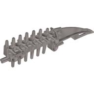 Large Figure Weapon Spined Long Blade in Perlhellgrau