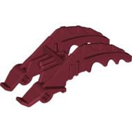 Large Figure Foot, Claw Dunkelrot