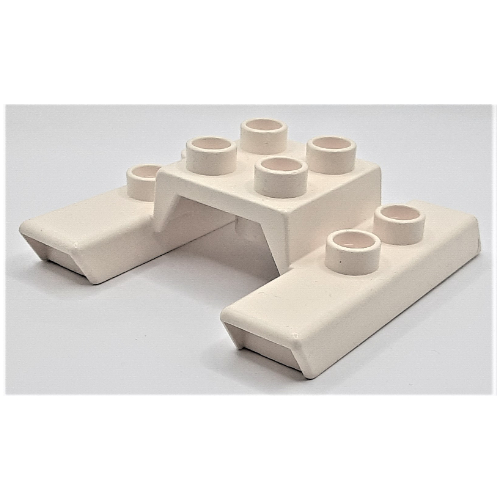 Duplo Helicopter Skids Small White