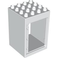 Duplo Building Door Frame / Entryway 4 × 4 × 5 White