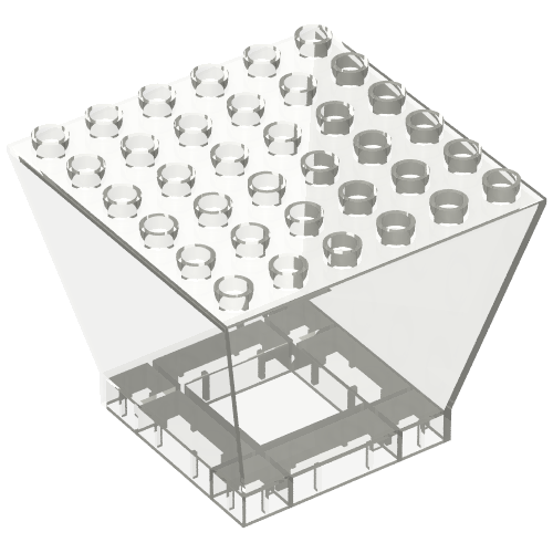 Duplo Airport Tower Glass Enclosure Trans-Clear