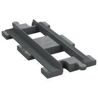 Duplo Schiene 4 × 8 gerade Dunkelblaugrau