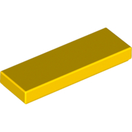 Tile 1 × 3 Yellow