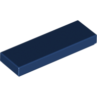 Fliese 1 × 3 Dunkelblau