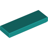 Fliese 1 × 3 Dunkeltürkis