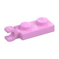 Plate Special 1 × 2 with Clip Horizontal on End Bright Pink