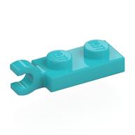 Plate Special 1 × 2 with Clip Horizontal on End Mittelazur