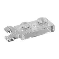Plate Special 1 × 2 with Clip Horizontal on End Transparent