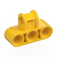 Technic Axle and Pin Connector Perpendicular Triple Yellow