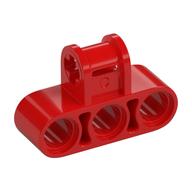 Technic Axle and Pin Connector Perpendicular Triple Red