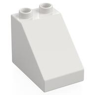 Duplo Stein 3 × 2 × 2 Dachstein Weiß