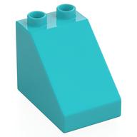 Duplo Stein 3 × 2 × 2 Dachstein Mittelazur