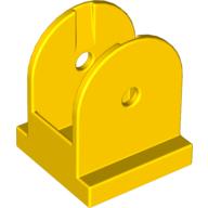 Duplo Train Crossing Barrier / Gate Base Yellow