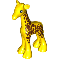 Duplo Animal Giraffe Baby, New Style Yellow