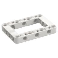 Technic Beam Frame 5 × 7 with 3 × 5 Opening Thick White