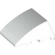 Brick Wedged, Curved 4 × 3 No Studs [Plain]