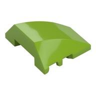 Brick Wedged, Curved 4 × 3 No Studs [Plain] Limette