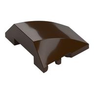 Brick Wedged, Curved 4 × 3 No Studs [Plain] Dunkelbraun