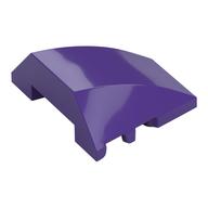 Brick Wedged, Curved 4 × 3 No Studs [Plain] Dunkellila
