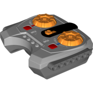 Control Unit, Power Functions, IR Speed Remote Control with Dark Bluish Gray Bottom Light Bluish Gray
