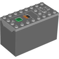 Battery Box, Power Functions, with Dark Bluish Gray Bottom [Non-Rechargeable] Hellblaugrau