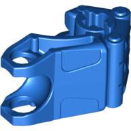 Large Figure Hand, Fist with Axle Hole, 3 Fingers Blue