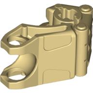 Large Figure Hand, Fist with Axle Hole, 3 Fingers Tan