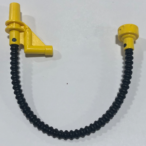 Duplo Hose with Yellow Nozzle and Stud Holder Schwarz