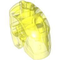 Large Figure Head Connector Block (Glatorian) Trans-Neon Green