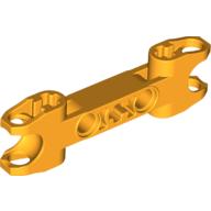 Technic Axle and Pin Connector 2 × 7 with Two Ball Joint Sockets, Squared Ends and Axle Hole in Center Leuchtendes Hellorange