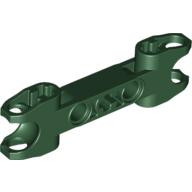 Technic Axle and Pin Connector 2 × 7 with Two Ball Joint Sockets, Squared Ends and Axle Hole in Center Dark Green