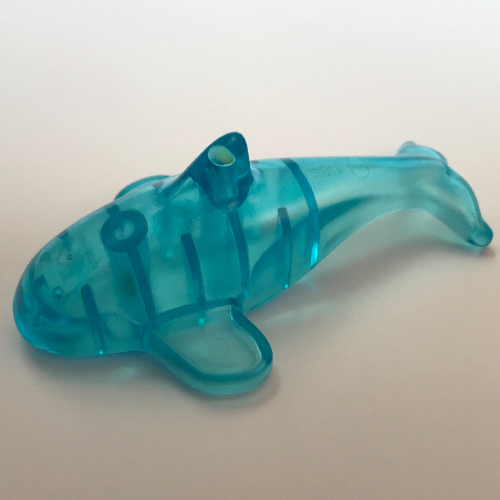 Duplo Animal Orca, Plain (Dolphin) Transparent-Hellblau