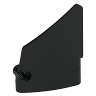 Technic Panel Fairing #13 Large Short Smooth, Side A in Schwarz