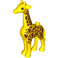 Duplo Tier Giraffe erwachsen, neuer Stil, halbkreisförmige Augen