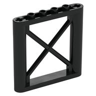 Support 1 × 6 × 5 Girder Rectangular Black