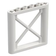 Support 1 × 6 × 5 Girder Rectangular Weiß