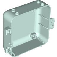 Pod, Square 3 × 8 × 6 2/3 [Female] Light Aqua