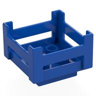 Duplo Container Wooden-Style Crate Blue