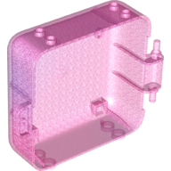 Pod, Square 3 × 8 × 6 2/3 [Male] Opal Trans-Dark Pink