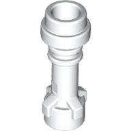 Weapon Lightsaber Hilt with Bottom Ring Weiß