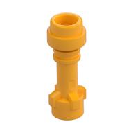 Weapon Lightsaber Hilt with Bottom Ring Bright Light Orange