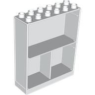 Duplo Building Wall 2 × 6 × 6 with 3 Cupboards